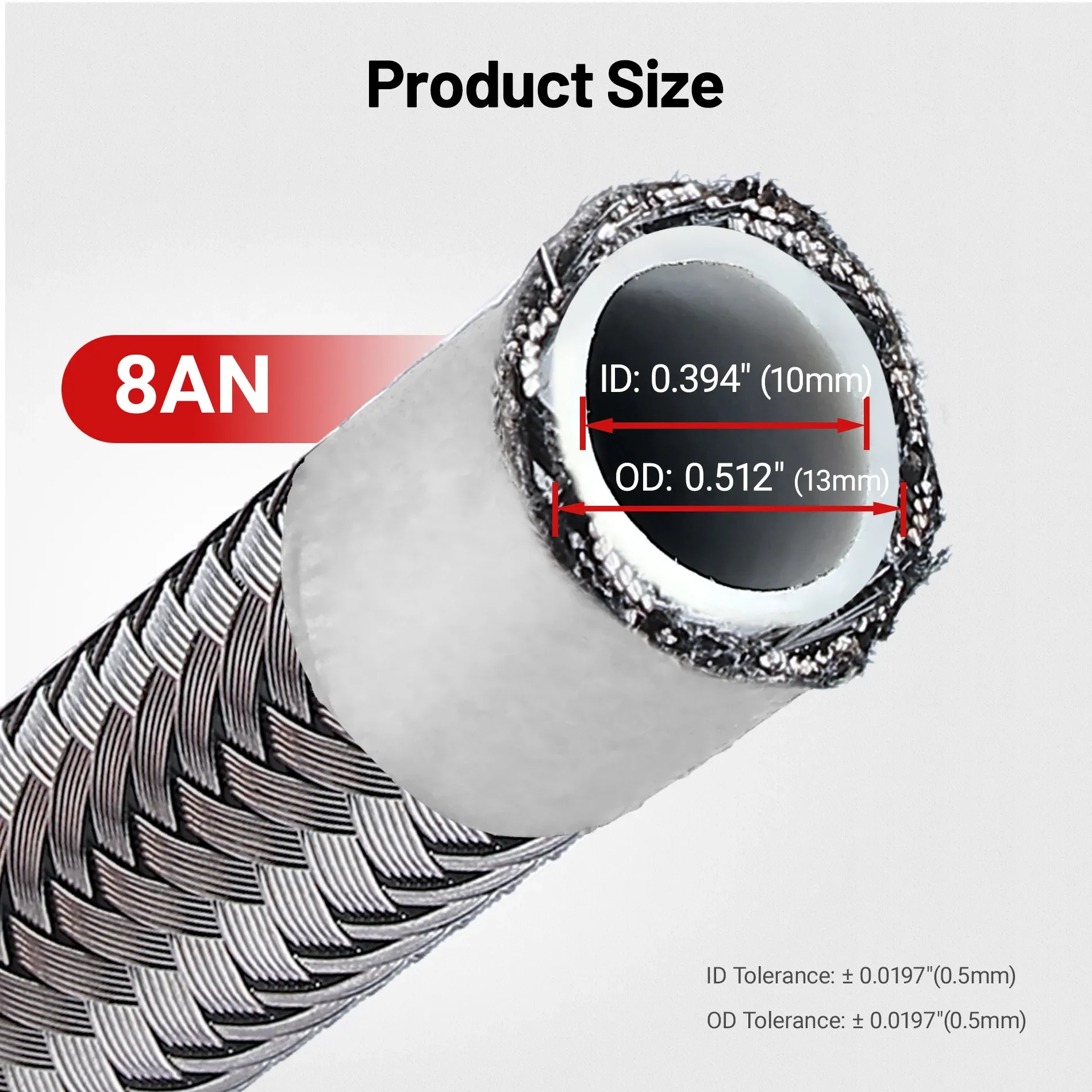 EVIL ENERGY 4/6/8/10AN PTFE Fuel Line E85 Nylon Braided Fuel Hose 10-25FT Optional - Image 23