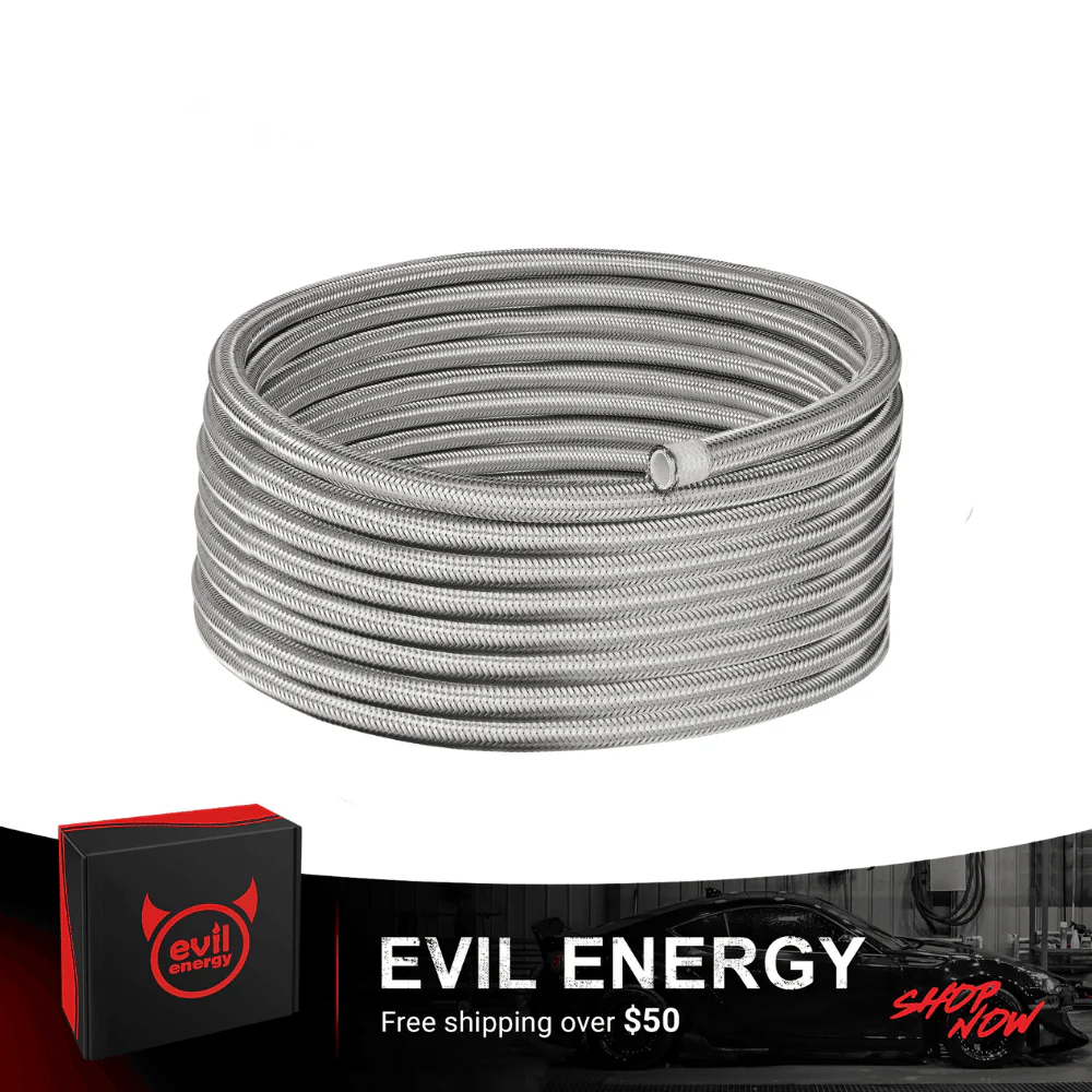 EVIL ENERGY 4/6/8/10AN PTFE Fuel Line E85 Nylon Braided Fuel Hose 10-25FT Optional - Image 6