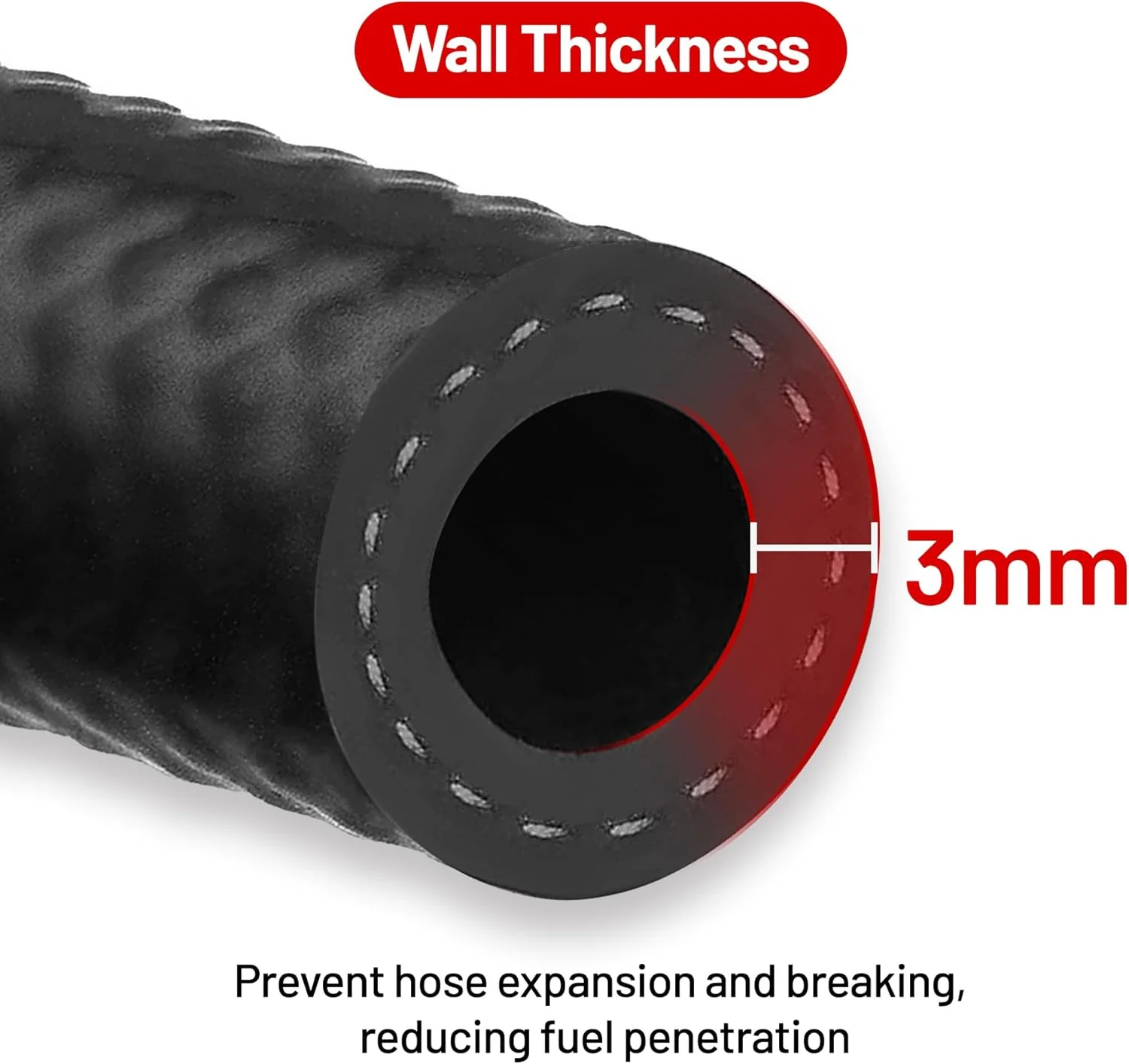 EVIL ENERGY Push Lock Fuel Line Hose Kit SAE 30R7 NBR Rubber 300 PSI 10FT - Image 11