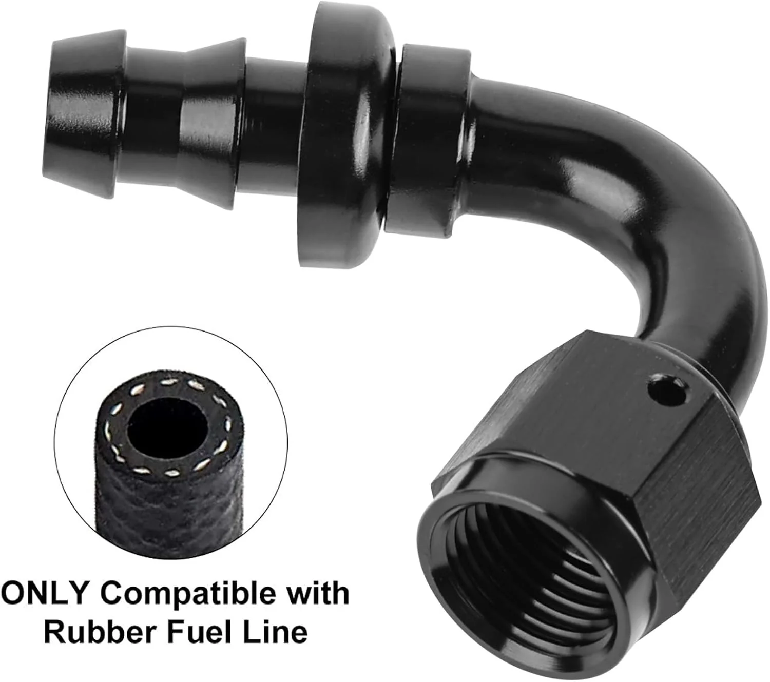 EVIL ENERGY AN Push Lock Hose Fitting End Black (4/6/8/10/12AN) - Image 42