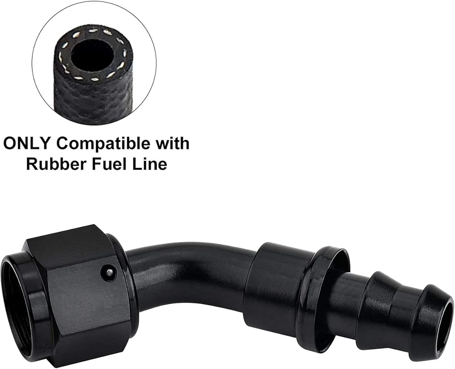 EVIL ENERGY AN Push Lock Hose Fitting End Black (4/6/8/10/12AN) - Image 48
