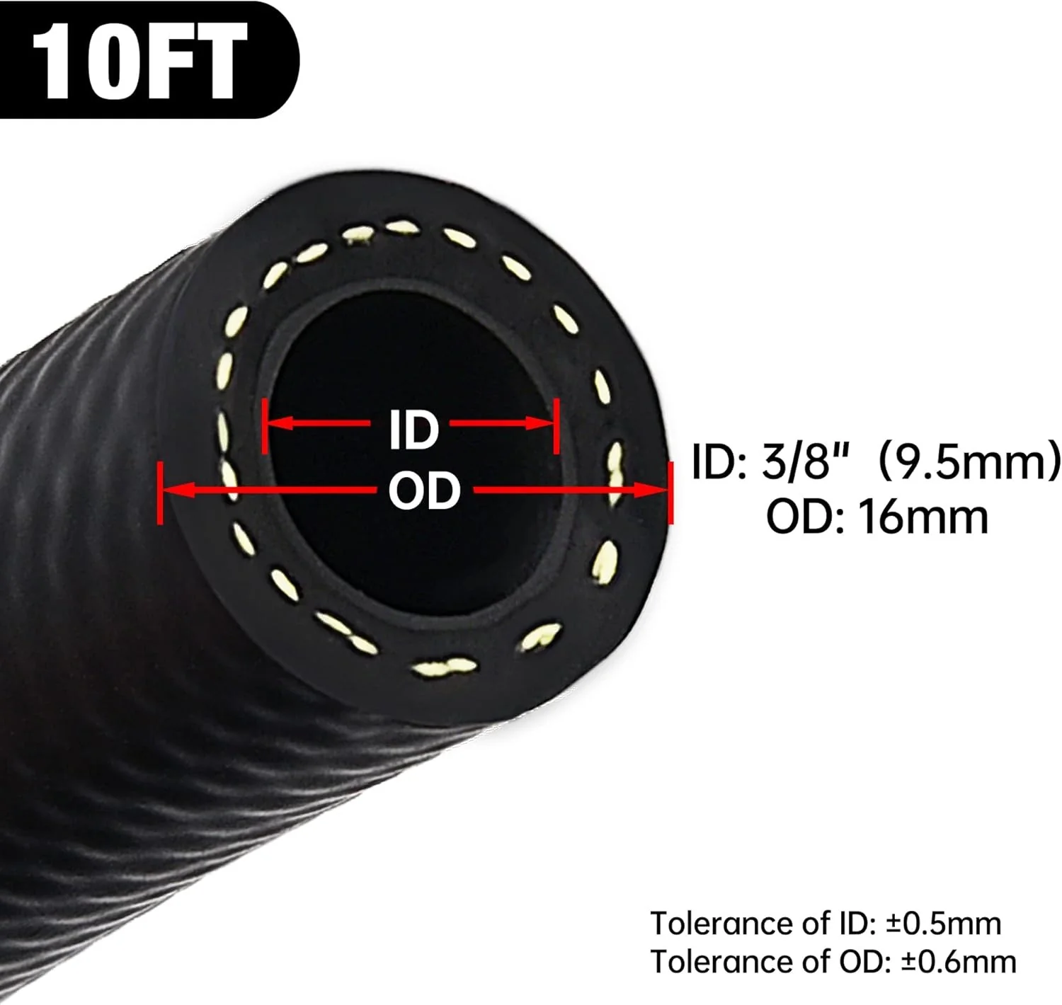 EVIL ENERGY SAE 30R10 Submersible Fuel Hose-3/8 & 5/16 Inch(1/5/10FT) - Image 12