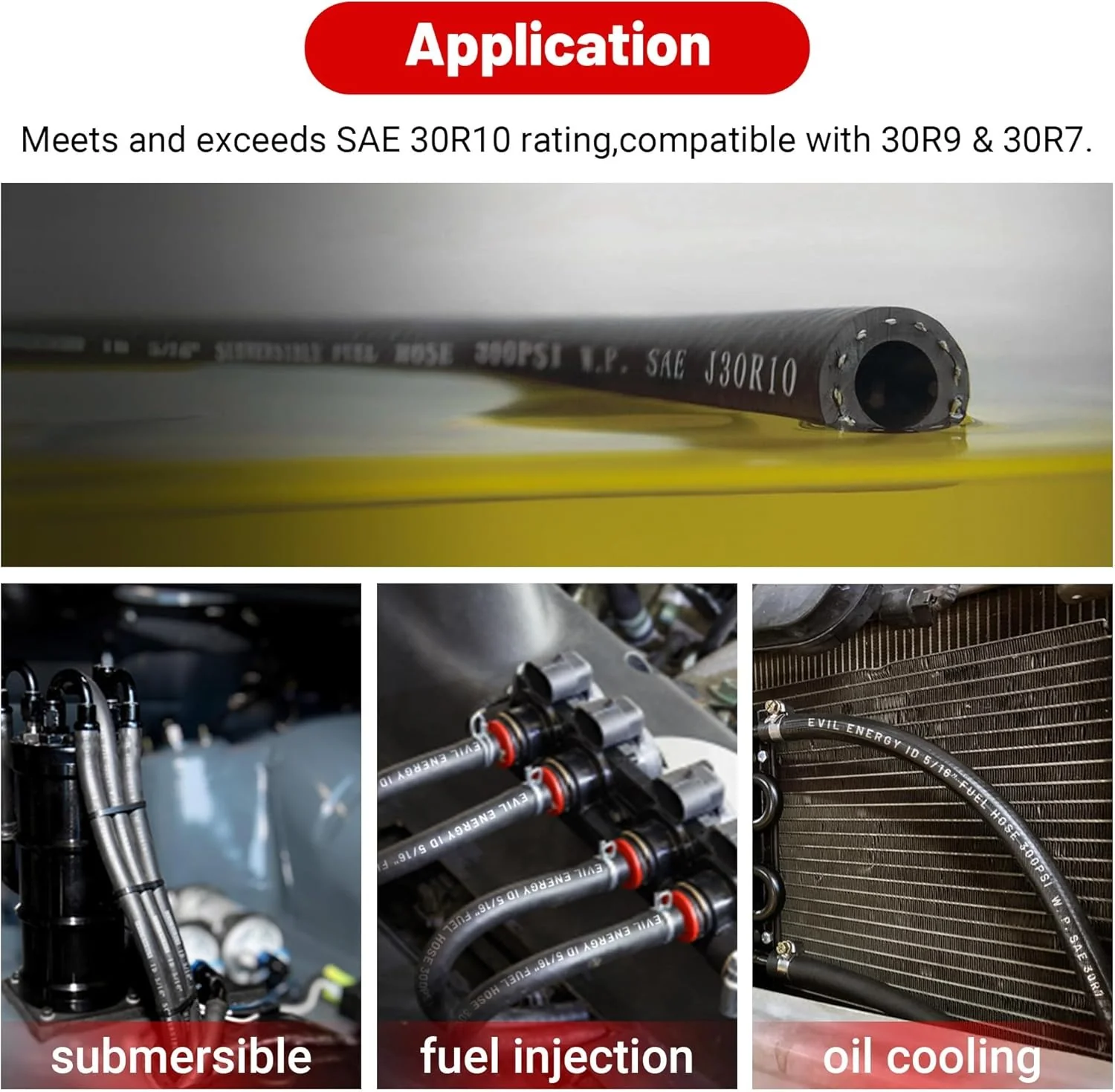 EVIL ENERGY SAE 30R10 Submersible Fuel Hose-3/8 & 5/16 Inch(1/5/10FT) - Image 21