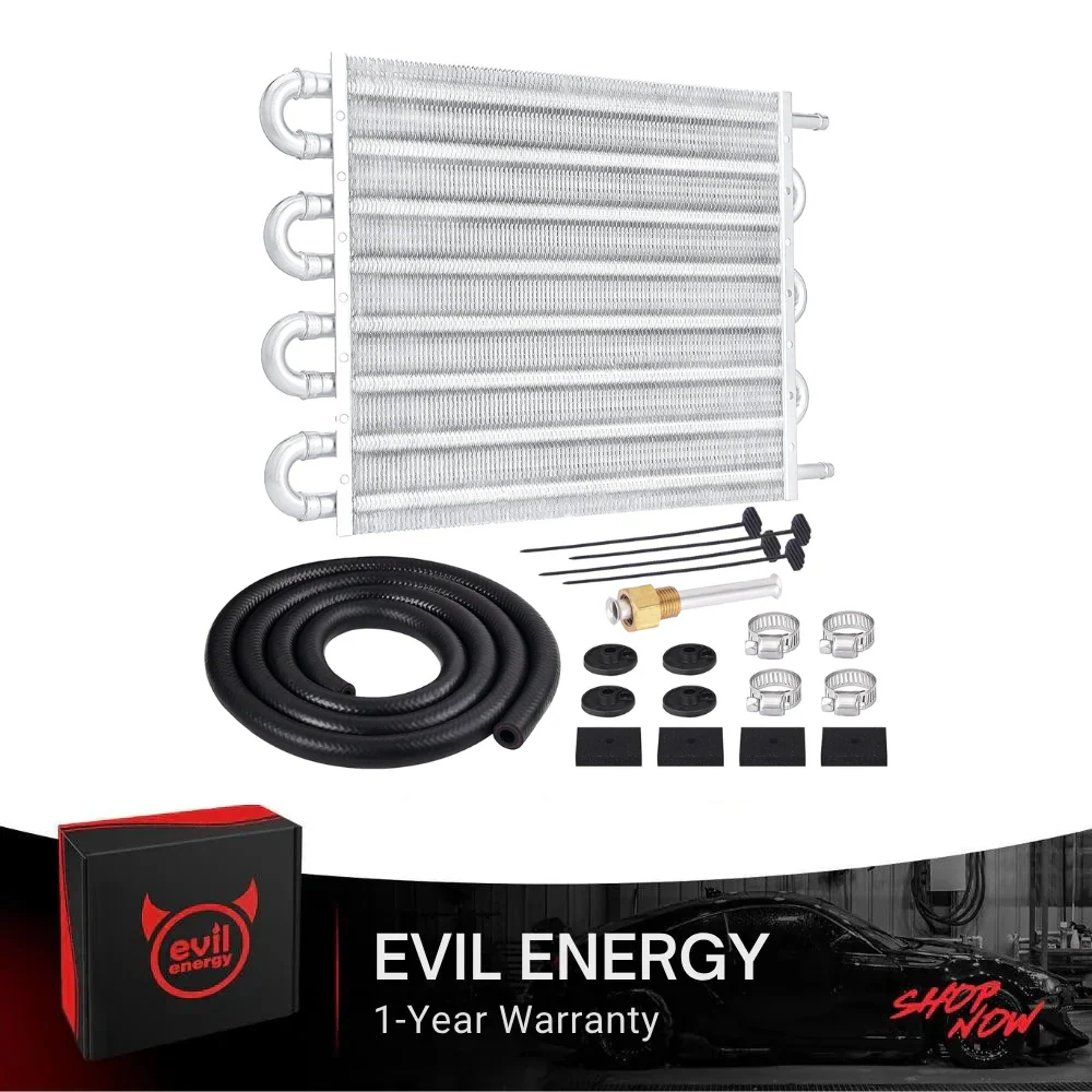 EVIL ENERGY 4/6/8 Pass Tube Transmission Oil Cooler Universal Kit - Image 26