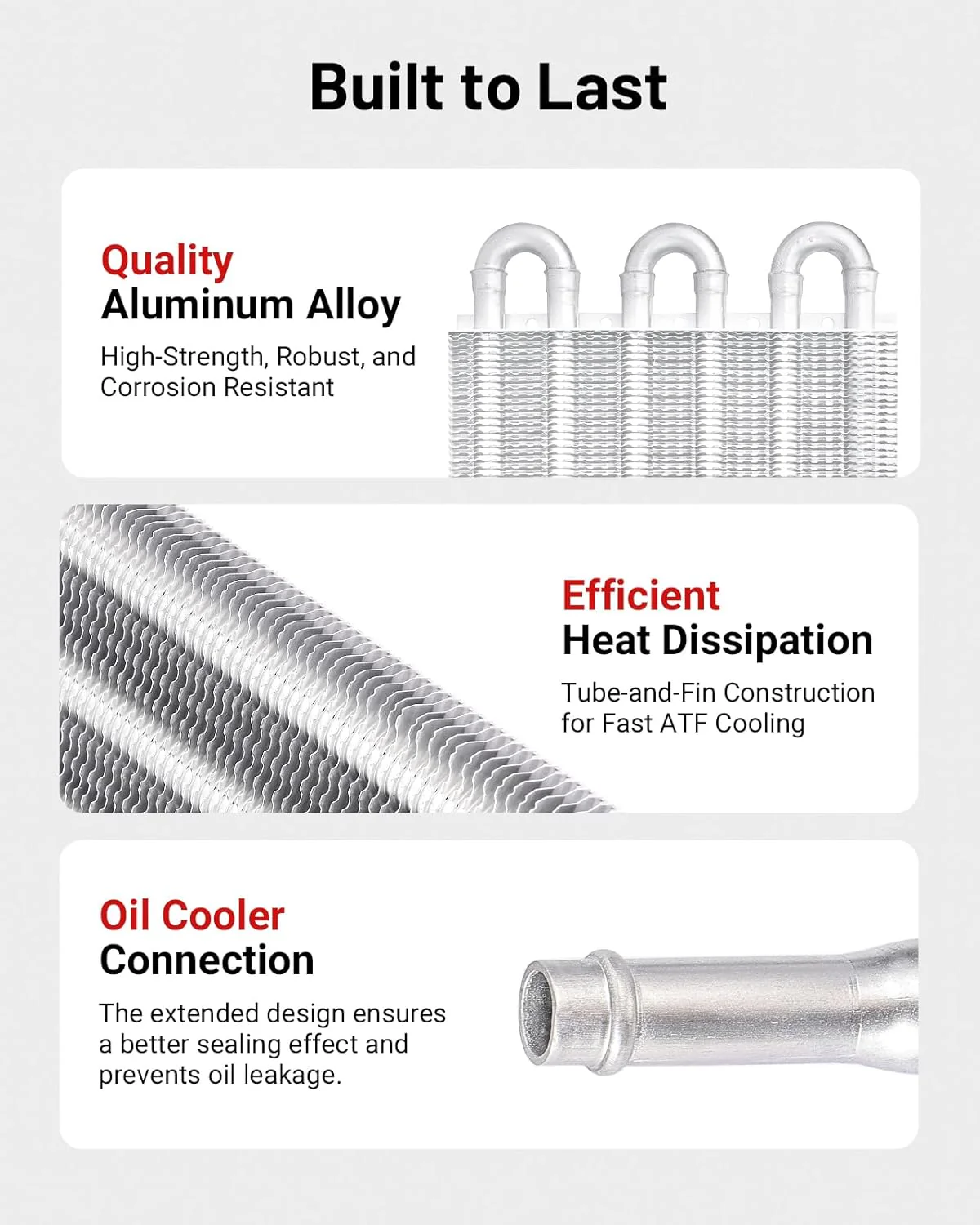 EVIL ENERGY 4/6/8 Pass Tube Transmission Oil Cooler Universal Kit - Image 30