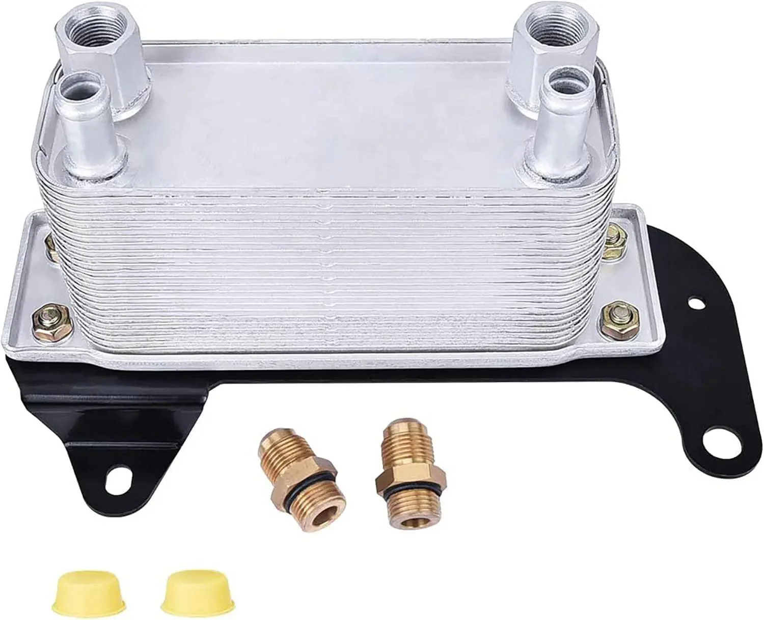 EVIL ENERGY Transmission Torque Converter Oil Cooler Compatible with 2003-2009 Dodge Ram 2500 3500 5.9L L6 Diesel 68004317AA 5086946AA Steel Bracket