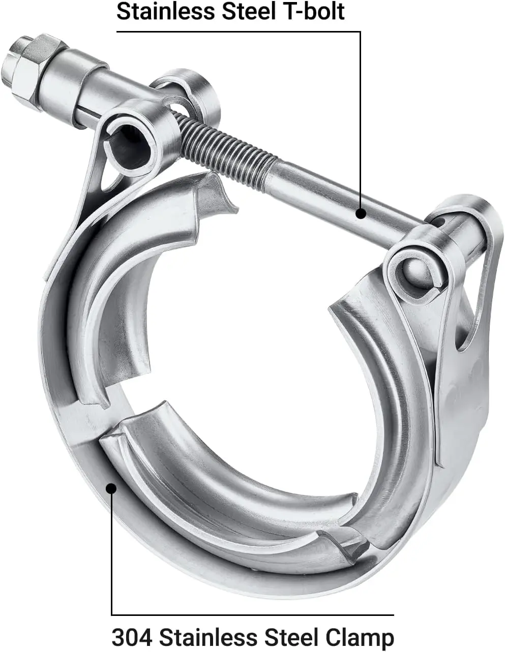 EVIL ENERGY V-Band Clamp Quick Release – Stainless Steel, No Flanges（1.5-6.0inch） - Image 17