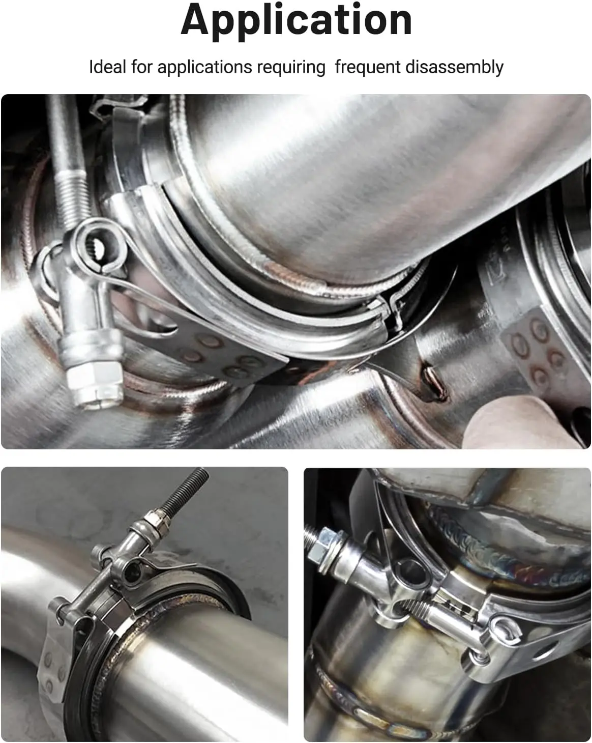 EVIL ENERGY V-Band Clamp Quick Release – Stainless Steel, No Flanges（1.5-6.0inch） - Image 19