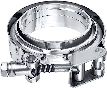 EVIL ENERGY V Band Clamp with Flange Male Female Quick Release Stainless Steel(2.5/3.0 Inch) - Image 7