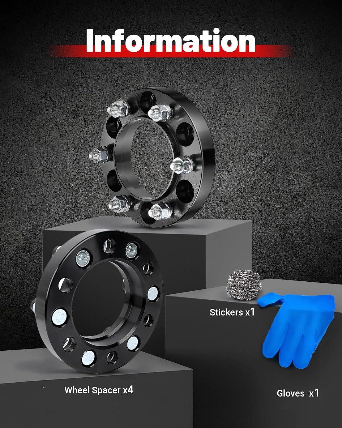 EVIL ENERGY Wheel Spacers 6x135 for F-150, Expedition, Lobo 2015-2023 4WD (1.25/1.5 Inch) - 4PCS - Image 9